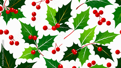 flat christmas illustrations