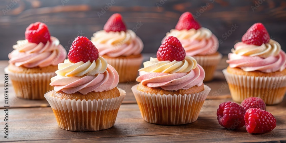 Homemade raspberry cupcakes with creamy icing, cupcakes, raspberry, homemade, baking, dessert, sweet, delicious, cream, icing, frosting Homemade raspberry cupcakes with creamy icing, cupcakes, raspberry, homemade, baking, dessert, sweet, delicious, cream, icing, frosting