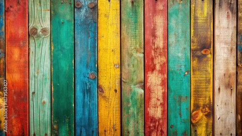 Colorful wooden panels with variety of textures and colors on grunge background, texture, wood, colorful, panel, background