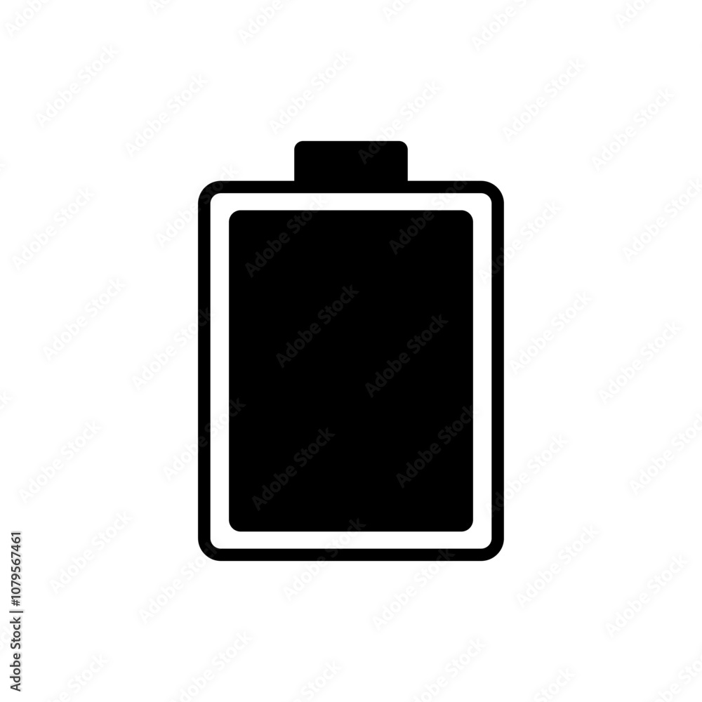 Battery icon vector design element templates simple Battery icon vector design element templates simple