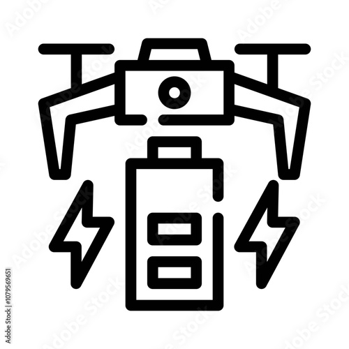 battery line icon