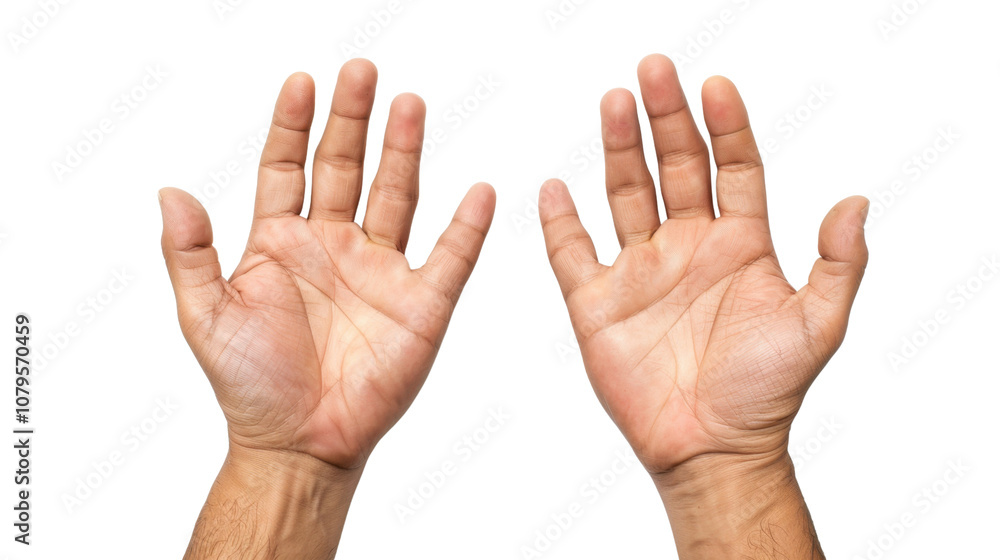 Two male hands trying to touch on white transparent background
Two male hands trying to touch on white transparent background
