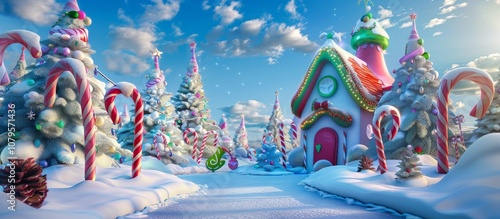 Christmas Candy Land: A whimsical winter wonderland