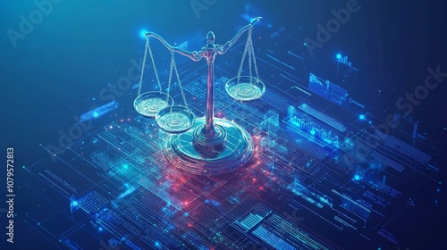 Technology in business law Illustrations, stock photos