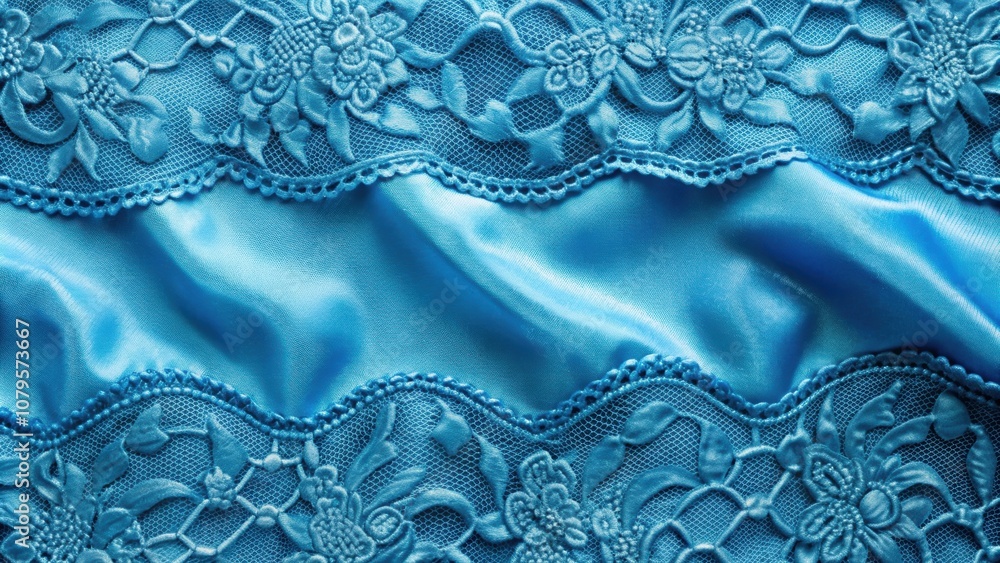 Glossy blue fabric and lace background, blue, fabric, glossy, shiny, texture, material, cloth, lace, background, elegant Glossy blue fabric and lace background, blue, fabric, glossy, shiny, texture, material, cloth, lace, background, elegant