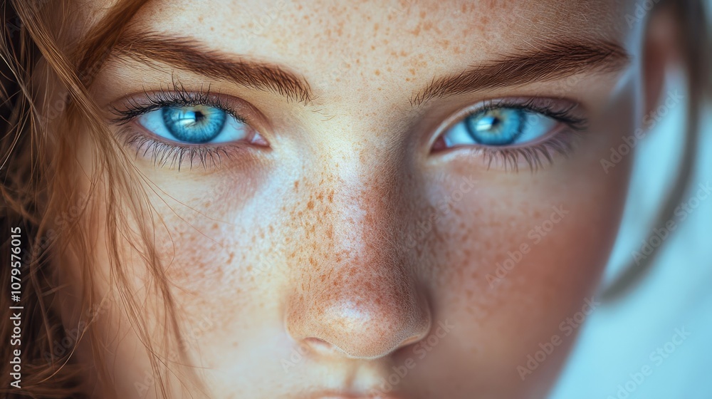 Tranquil Allure of Captivating Blue Eyes Tranquil Allure of Captivating Blue Eyes