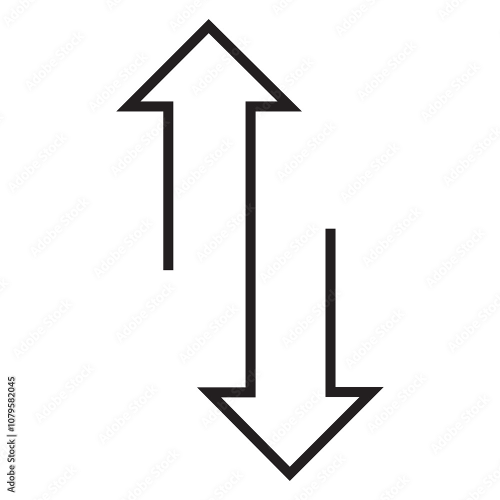 Up down arrow black icon. Forward backward front back sign. Above below under point pointer direction symbol. Lift elevator button vector clipart. Up down arrow black icon. Forward backward front back sign. Above below under point pointer direction symbol. Lift elevator button vector clipart.