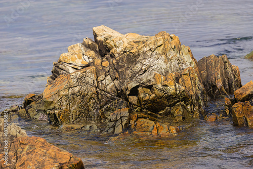 Rock On The Shores Of Brigus Newfoundland photo