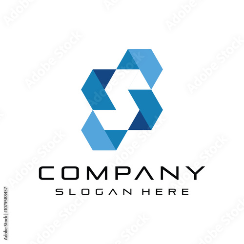 Free Download letter S tech logo design element vector template - GFXLoad