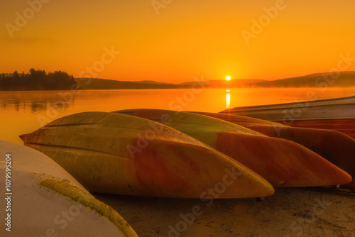 Sunrise At Lake Of Two Rivers photo