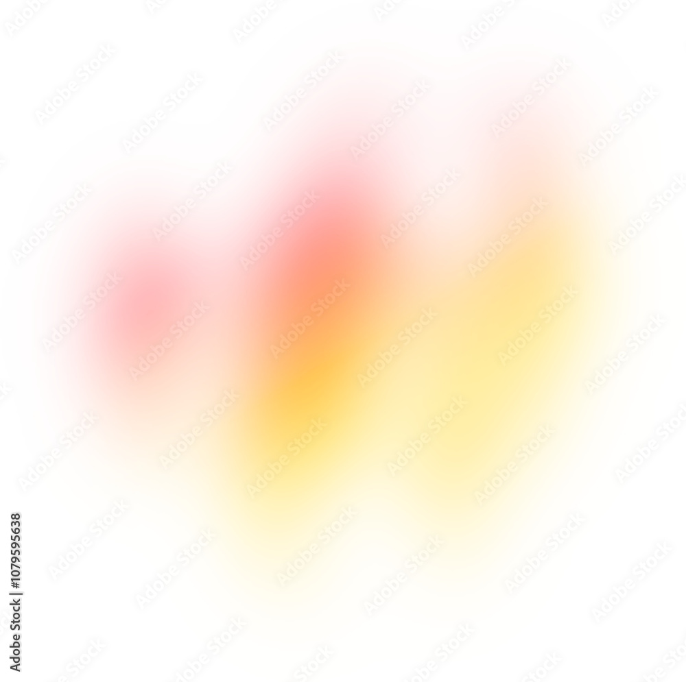 Abstract Soft Gradient Shape Illustration
