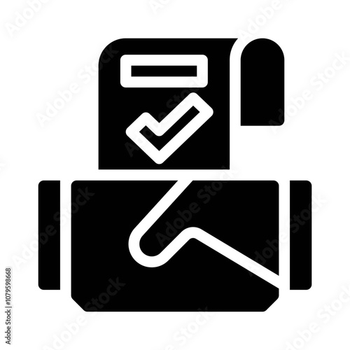 Agreement glyph icon
