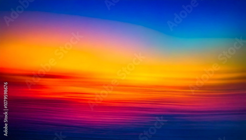 Abstract blurred gradient background in bright colors. Colorful smooth