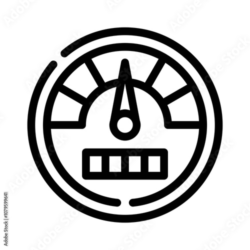 gauge line icon