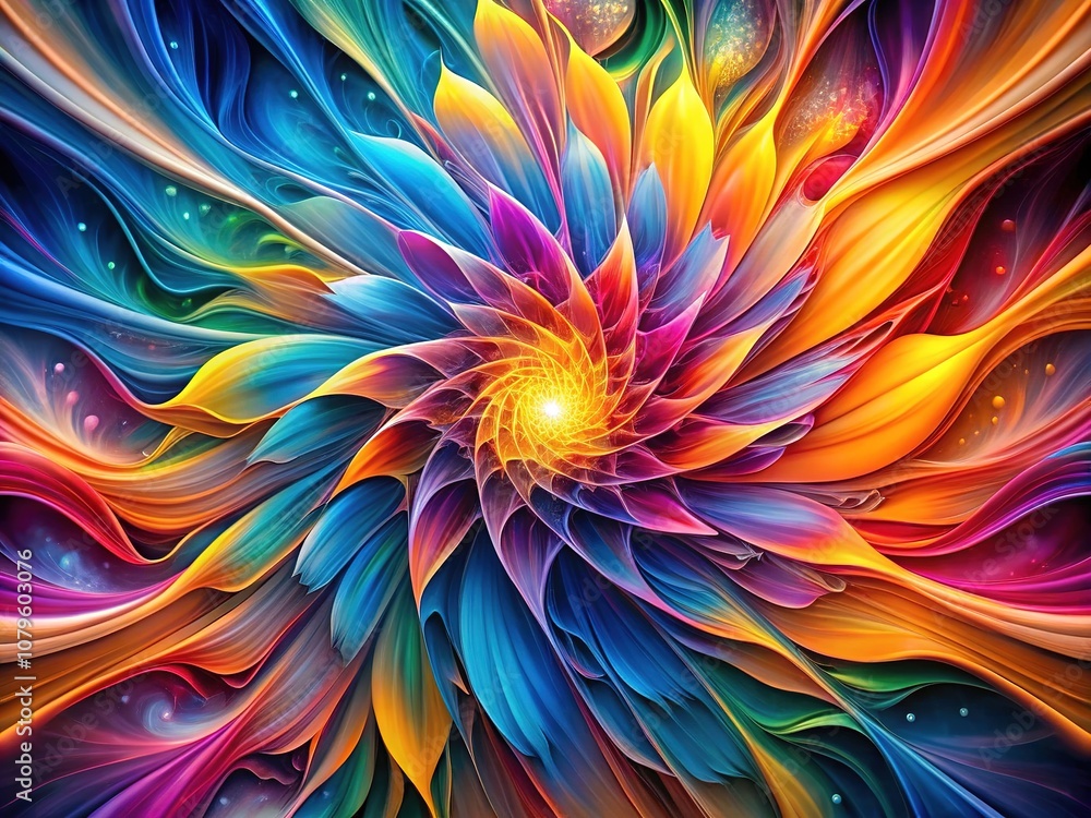 Abstract Luxury 3D Texture Unfolding - Radiant Opulence Abstract Luxury 3D Texture Unfolding - Radiant Opulence