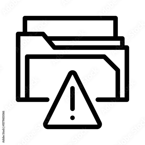 FTP Error line icon