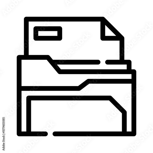 FTP Folder line icon