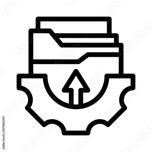 FTP Progress line icon