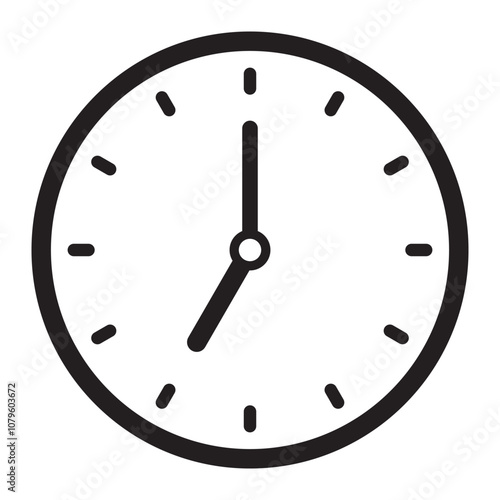 Clock and time icon. Timers icon collection. Vector illustration. EPS 10