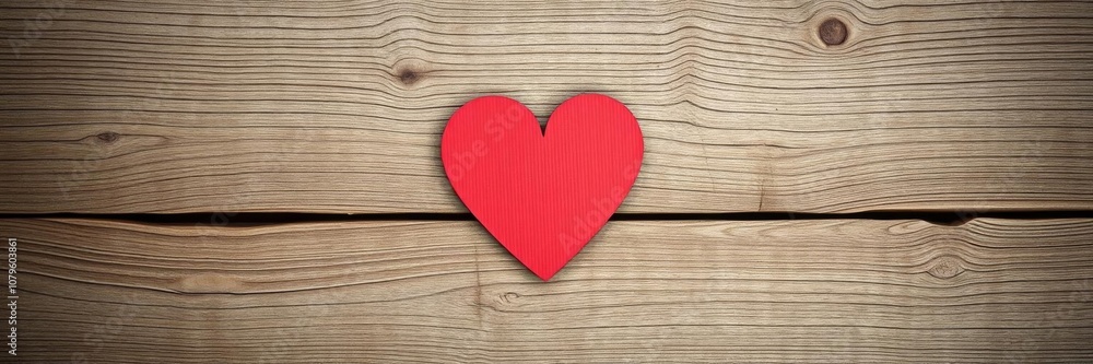 Red wicker heart symbolizing love on blue wooden backdrop, wooden, concept Red wicker heart symbolizing love on blue wooden backdrop, wooden, concept