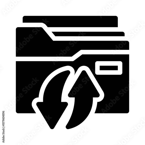 FTP Transfer glyph icon