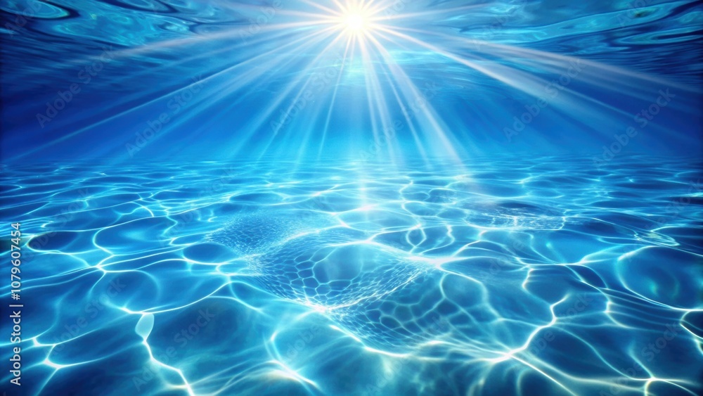Background with a light stream of blue clear water, blue, water, stream, background, nature, tranquil, peaceful, calming, serene Background with a light stream of blue clear water, blue, water, stream, background, nature, tranquil, peaceful, calming, serene