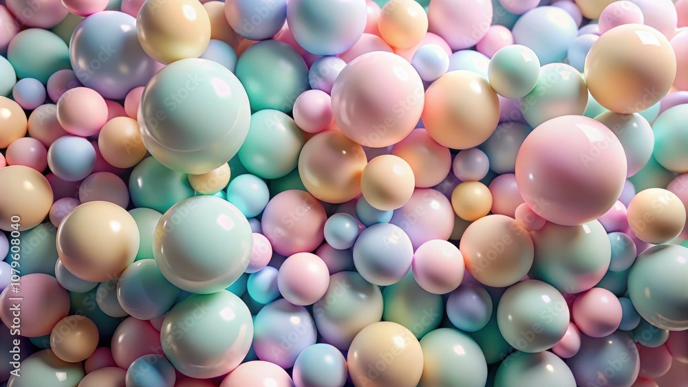 Abstract soft pastel balls in a render , minimalistic, modern, vibrant, creative, colorful, geometric, design, pastel, spheres Abstract soft pastel balls in a render , minimalistic, modern, vibrant, creative, colorful, geometric, design, pastel, spheres