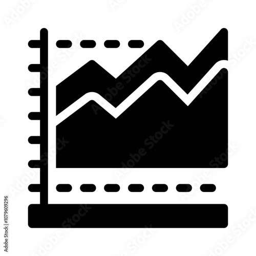 area chart glyph icon