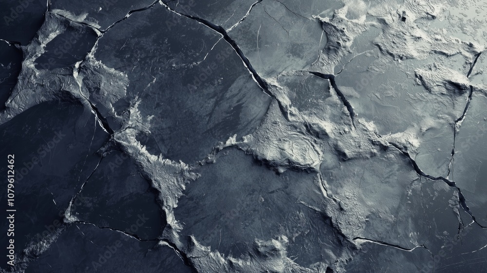 Dark Cracked Surface Texture, Abstract Background with Irregular Patterns and Depth Highlighting Natural Geological Features and Textural Variations for Artistic Use Dark Cracked Surface Texture, Abstract Background with Irregular Patterns and Depth Highlighting Natural Geological Features and Textural Variations for Artistic Use