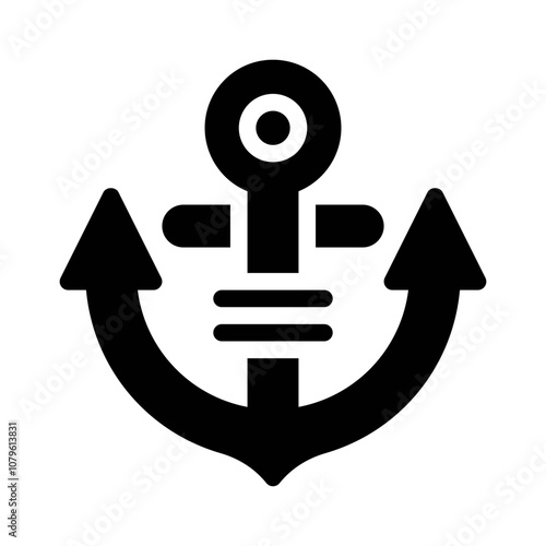 Anchor glyph icon