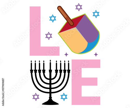 Love Svg,Hanukkah Shirt,Menorah Shirt,Hanukkah Quotes Svg,Funny Shirt,Cut File,Silhouette,Vintage