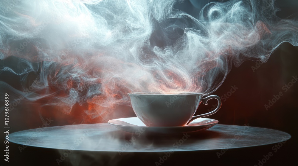 A Cup of Tea in a Misty Atmosphere A Cup of Tea in a Misty Atmosphere