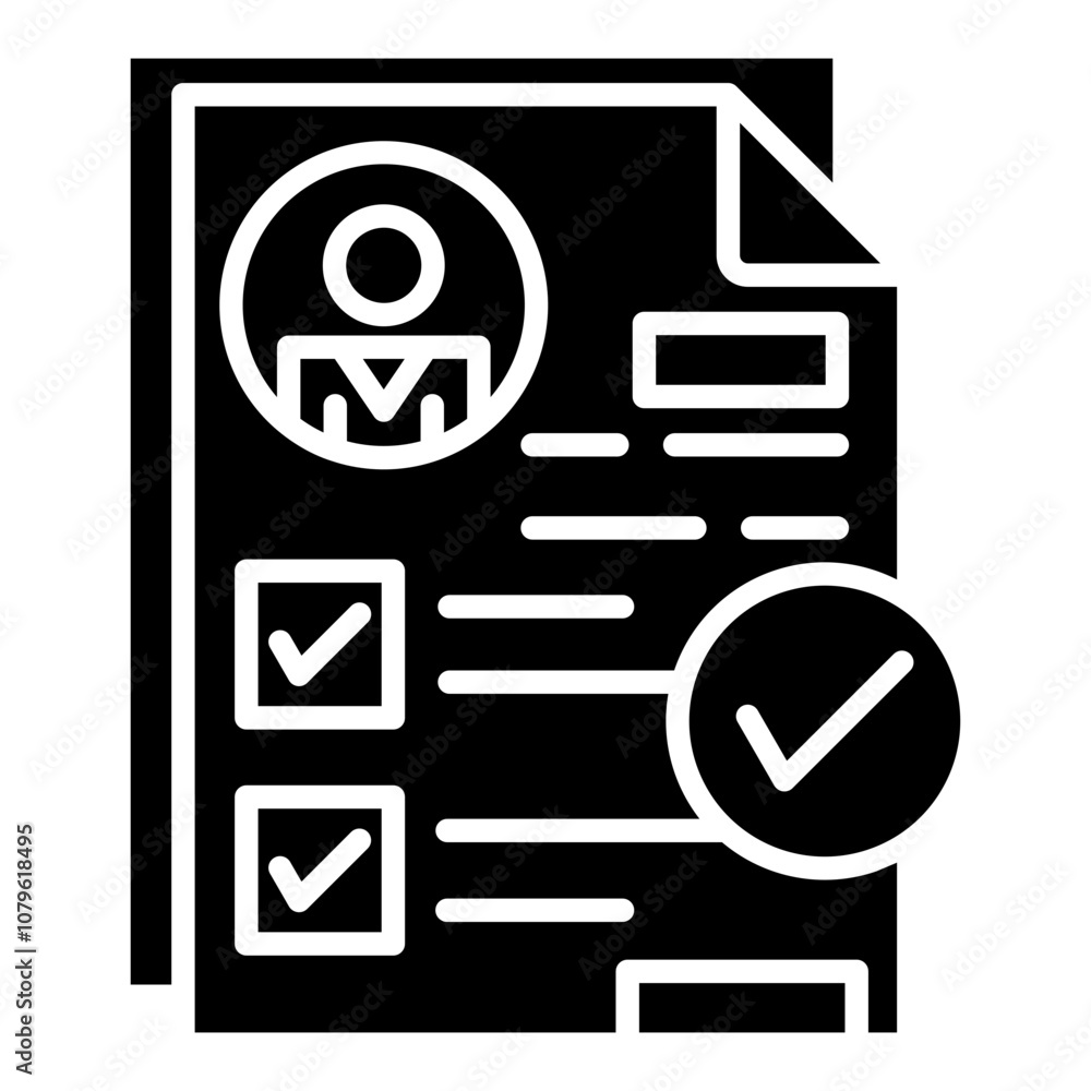 Obraz premium Resume Icon