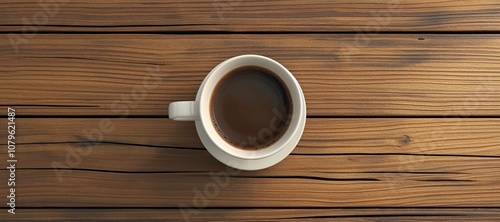 hot black coffee cup on wooden background 17