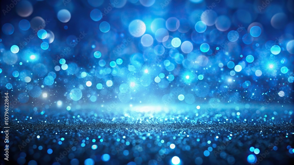 blue glow particle abstract bokeh background overlay Forced Perspective blue glow particle abstract bokeh background overlay Forced Perspective