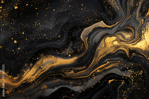 Wallpaper Mural Golden Marble Abstraction Torontodigital.ca