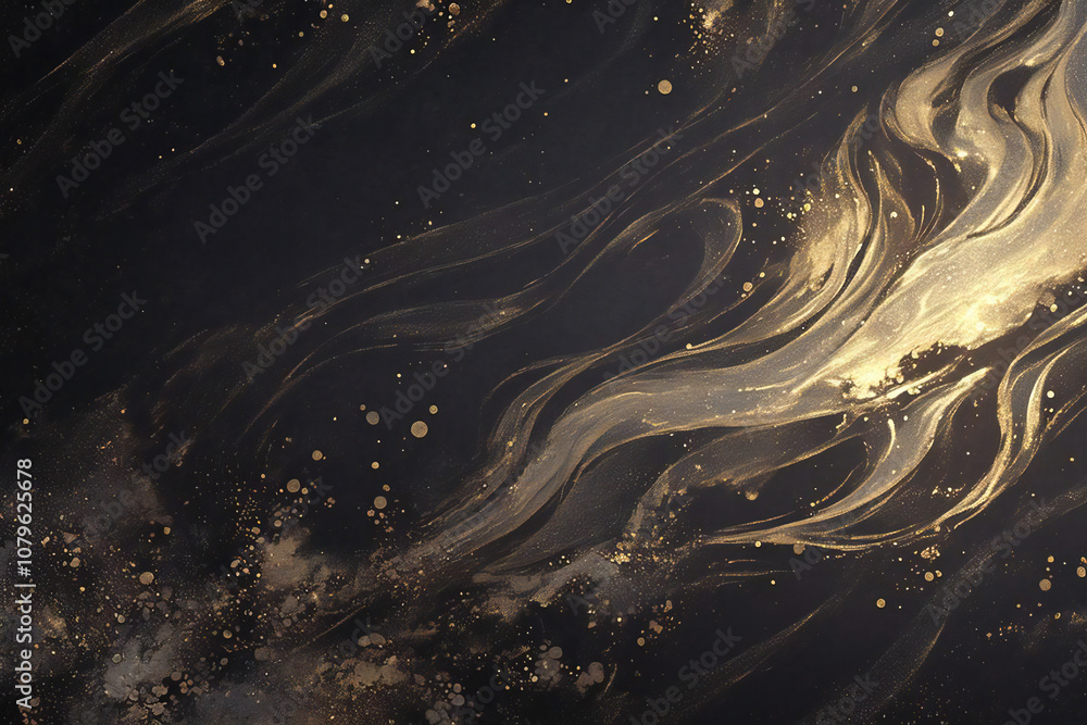 Golden Marble Abstraction Golden Marble Abstraction