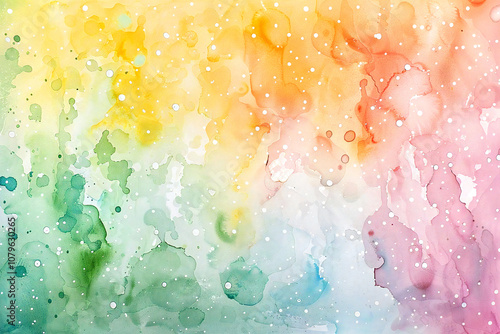 水彩の柔らかな色彩