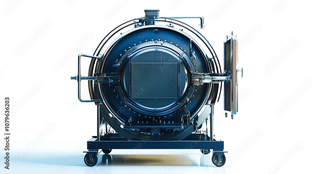 large metal container with pipes large metal container with pipes