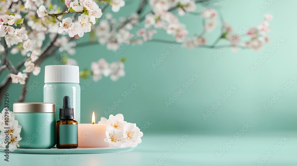 Serene and Soothing Paper Cut Scene Showcasing a Spa Inspired Setting with Essential Oils Lit Candles and Delicate Floral Elements in Soft Calming Tones Representing Relaxation Wellness and Self Care Serene and Soothing Paper Cut Scene Showcasing a Spa Inspired Setting with Essential Oils Lit Candles and Delicate Floral Elements in Soft Calming Tones Representing Relaxation Wellness and Self Care