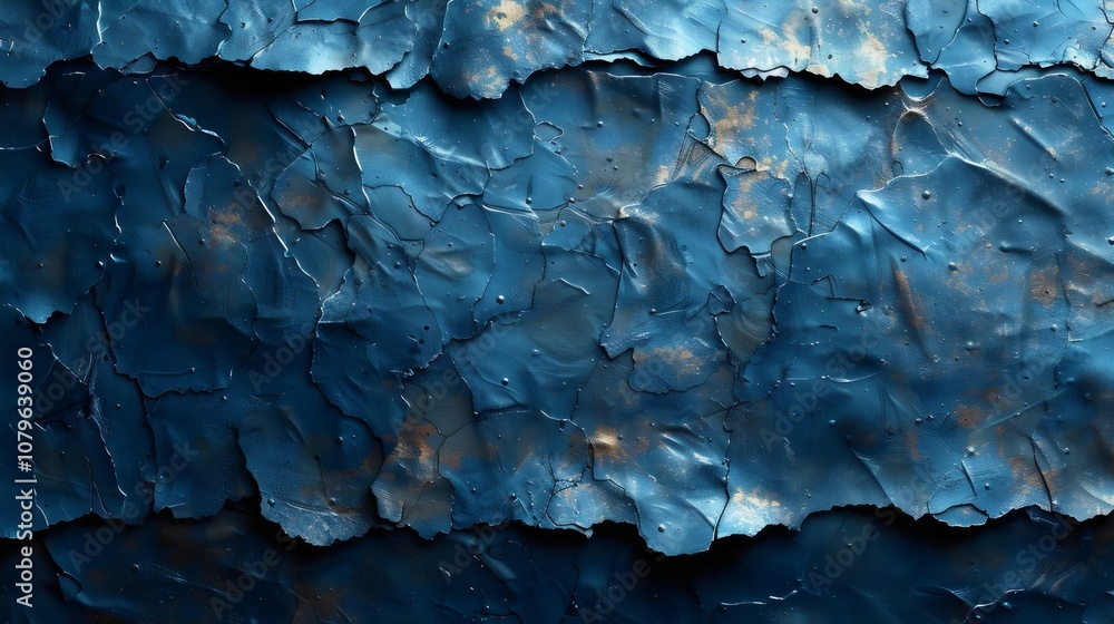 The image is of a wall with a blue and brown texture The image is of a wall with a blue and brown texture