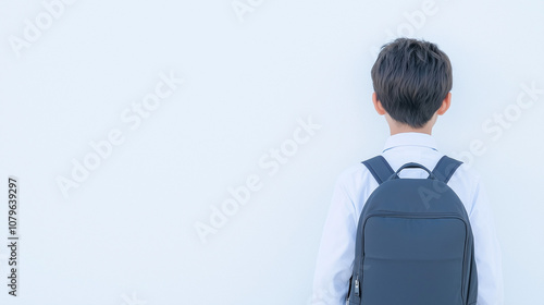 Back to School: A young stu...