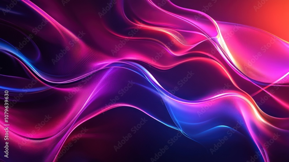 Abstract Colorful Waves in Motion Abstract Colorful Waves in Motion