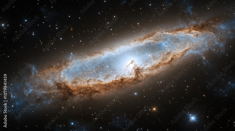 A stunning image of a galaxy showcasing its spiral structure and vibrant colors. A stunning image of a galaxy showcasing its spiral structure and vibrant colors.