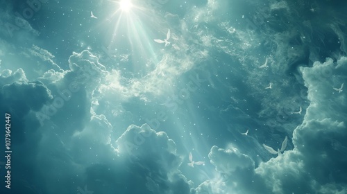 nice landscape theme of heaven