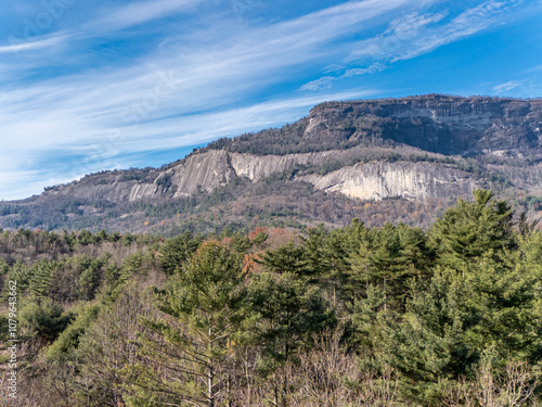 whiteside mountain, western north carolina photo