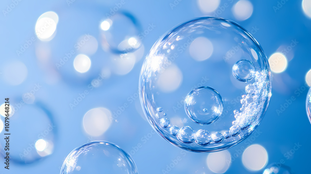 Macro photography of bubbles Macro photography of bubbles
