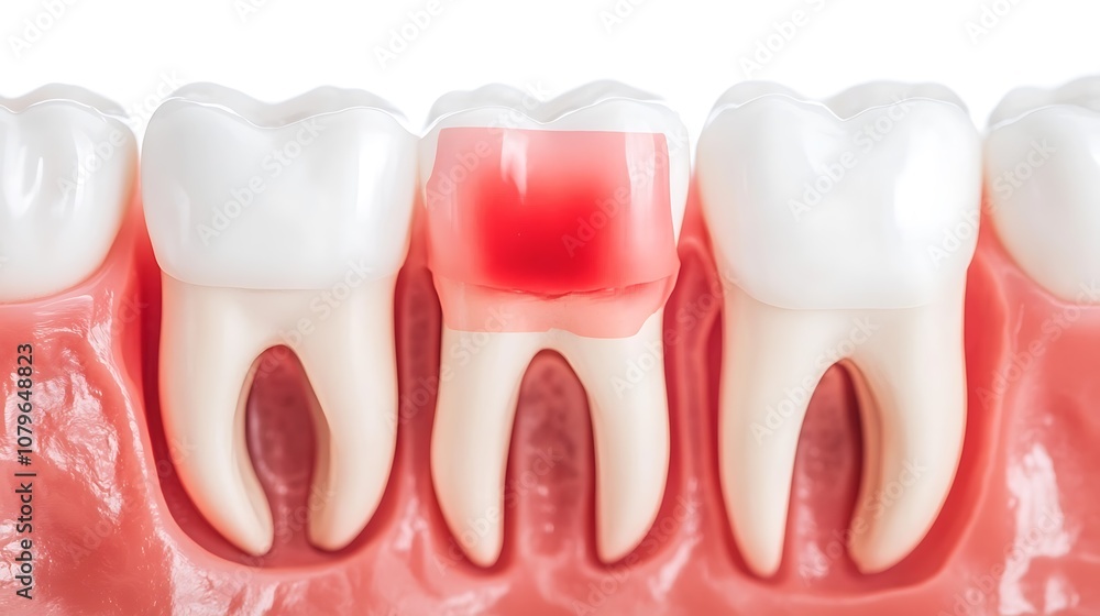 Closeup view of human teeth and gums during a dental examination and treatment procedure in a professional dental clinic or office Showcasing dental health oral hygiene and dental care concepts Closeup view of human teeth and gums during a dental examination and treatment procedure in a professional dental clinic or office Showcasing dental health oral hygiene and dental care concepts