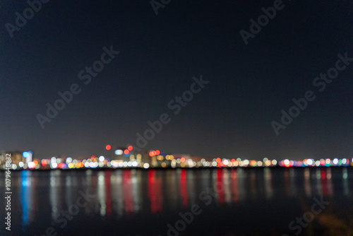 night view of the HND airport