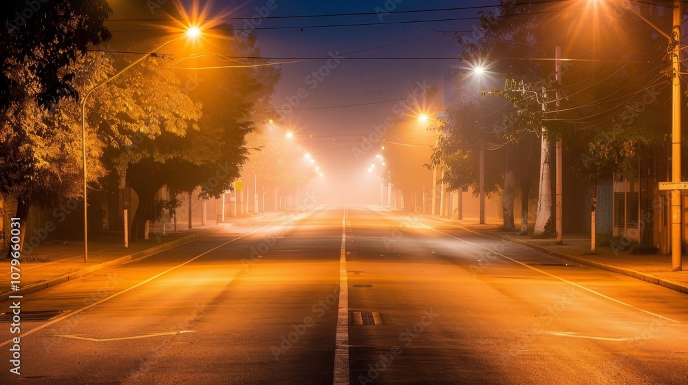 Dark, empty urban street at night with faint city lights through fog, streetlights off, occasional distant car alarm, eerie atmosphere highlighting sudden power loss in bustling city. Dark, empty urban street at night with faint city lights through fog, streetlights off, occasional distant car alarm, eerie atmosphere highlighting sudden power loss in bustling city.